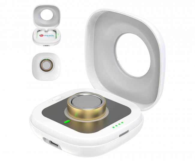 Зарядний кейс BUSQUEDA Wireless Charging Case для Oura Ring 4 (white)